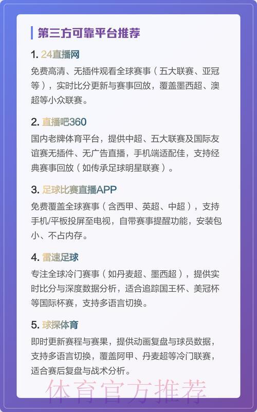 世界杯官方直播平台全面选择指南