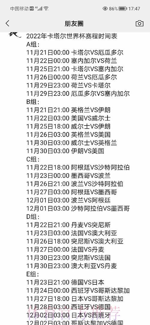 世界杯赛事全攻略：比赛信息与赛程安排深度解读