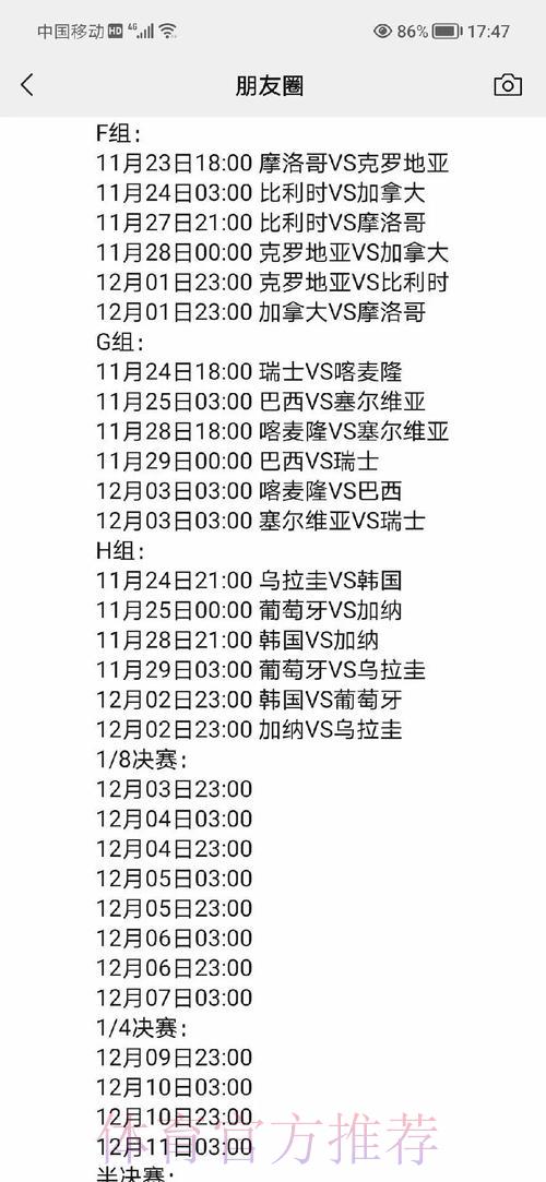 世界杯赛事全攻略：比赛信息与赛程安排深度解读